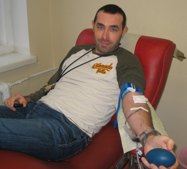 Neatlygintinus donorus vienijančios organizacijos "Gyvybės lašas" vienas iš steigėjų Olegas Mackevič pasisako už pažangius kraujo tyrimus